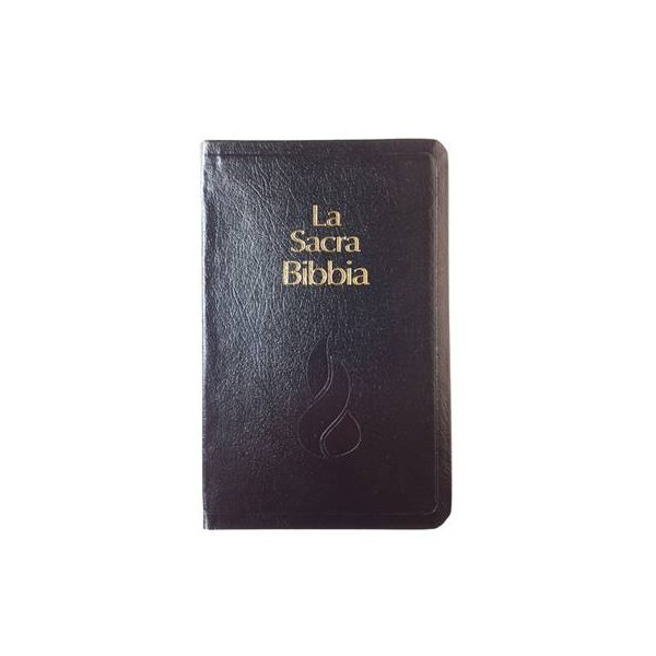 La Sacra Bibbia NR94 nera con rubrica