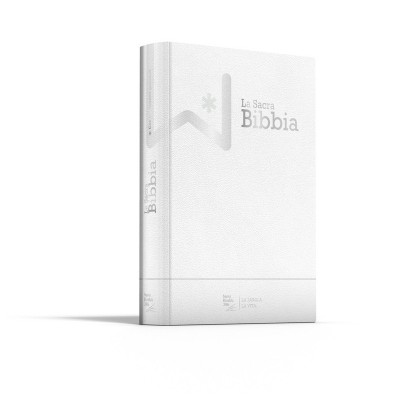 Bibbia N.R. 15,5x21,5 pelle bianca, taglio oro (SG32562)