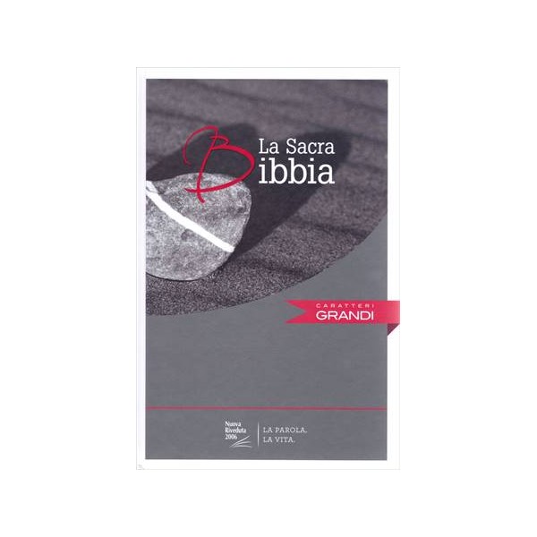 La Sacra Bibbia N.R. caratteri grandi grigia (SG36512)
