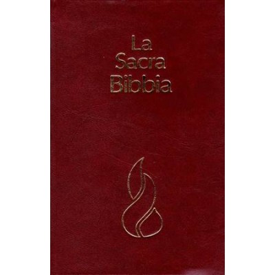 La Sacra Bibbia N.R. f.to piccolo cop. rigida bordeaux (SG31136)