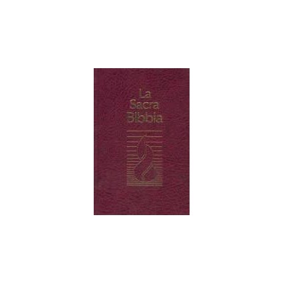 La Sacra Bibbia N.R. f.to standard, cop. rigida bordeaux (SG31236)
